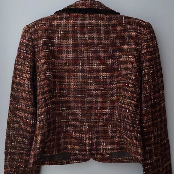 Express Tweed Cropped Blazer - Picture 4 of 9